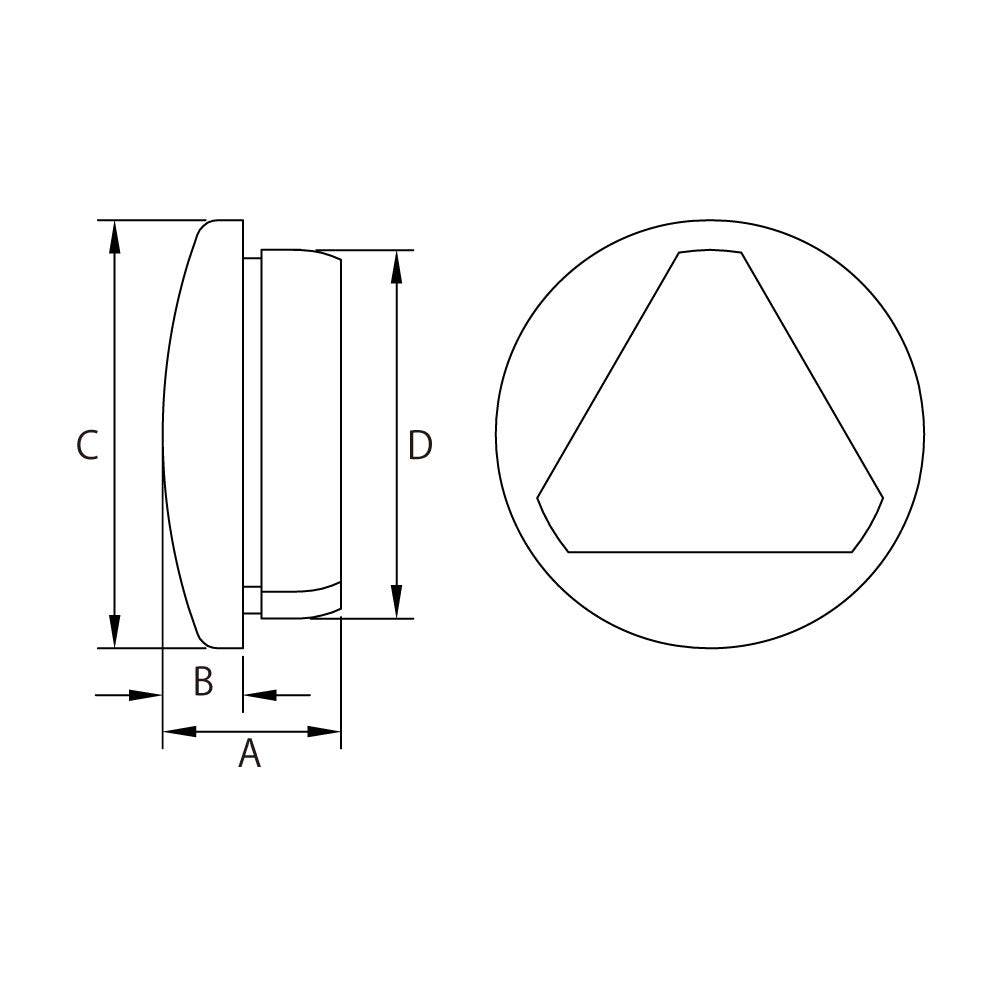 KPC-A1262 - Sleeve Joint (Polished) dimension diagram