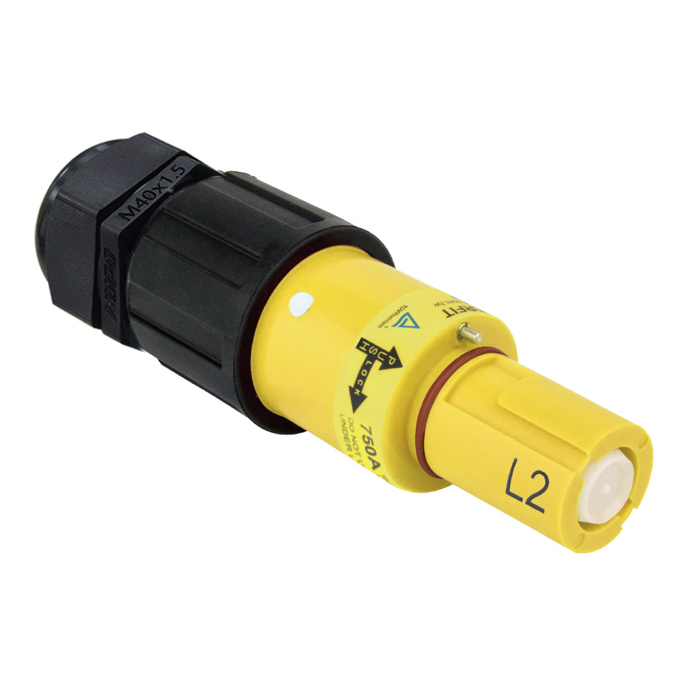 PFLD-2Y-C300M40 - PowerFit 750 A Line Drain, L2 (Phase B) ( China / 277-480 V North American) Yellow