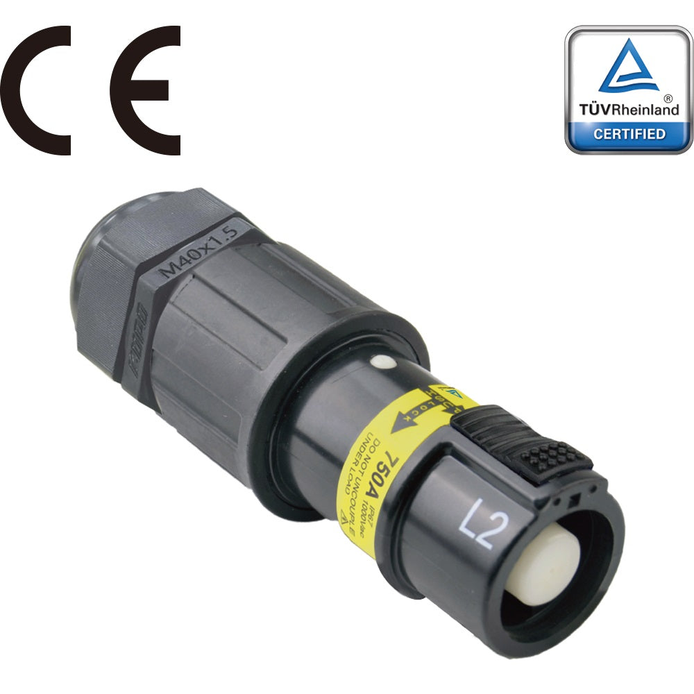 PFLS-2BK-C300M40 - PowerFit 750 A Line Source, L2 (Phase B) (IEC) Black