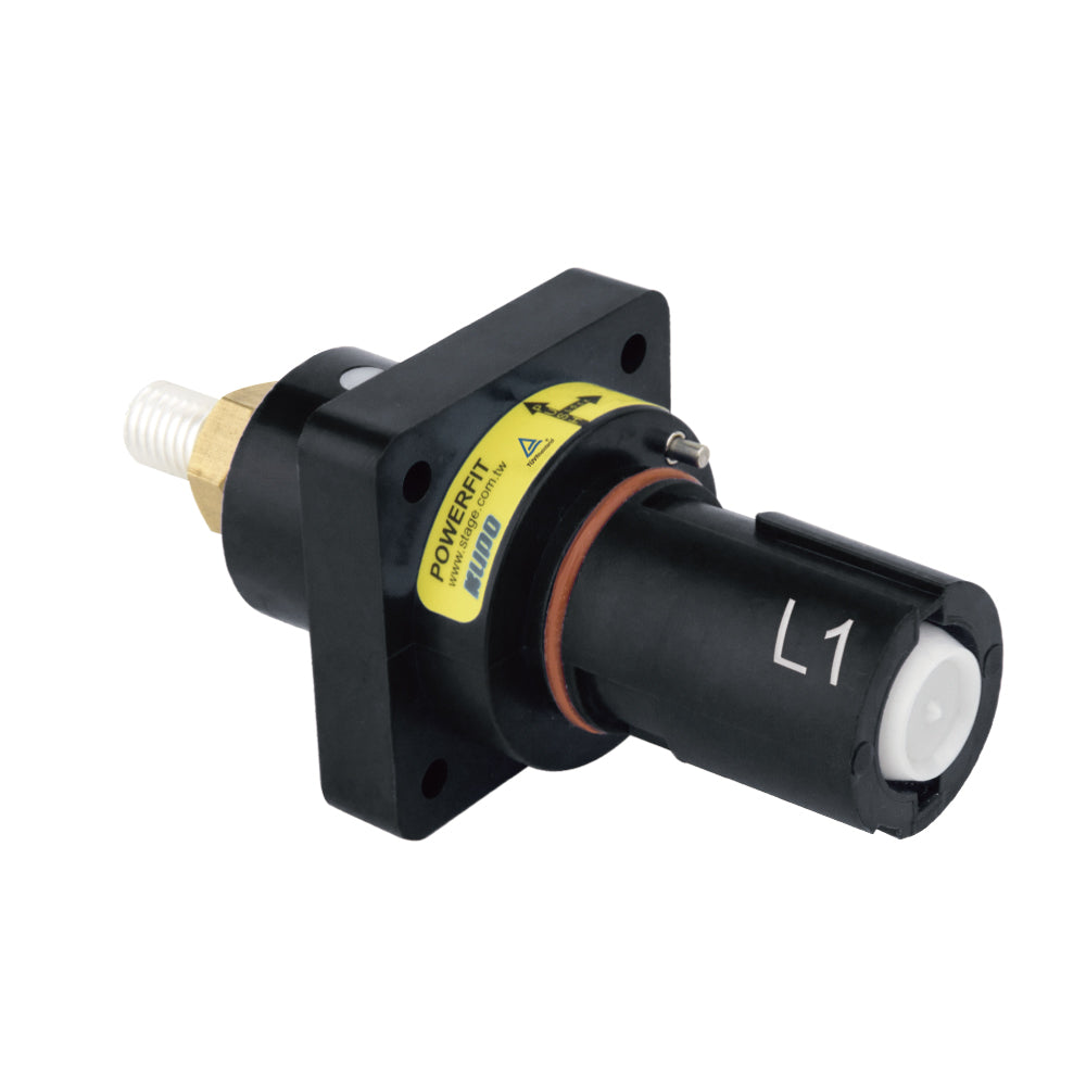 PFPD-1BK - PowerFit 400 A Panel Drain, L1 (Phase A) Black (NEC - North American)