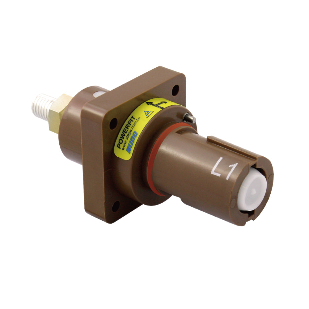 PFPD-1BN-T7 - PowerFit 750 A Panel Drain, L1 (Phase A) (IEC / 277-480 V North American) Brown