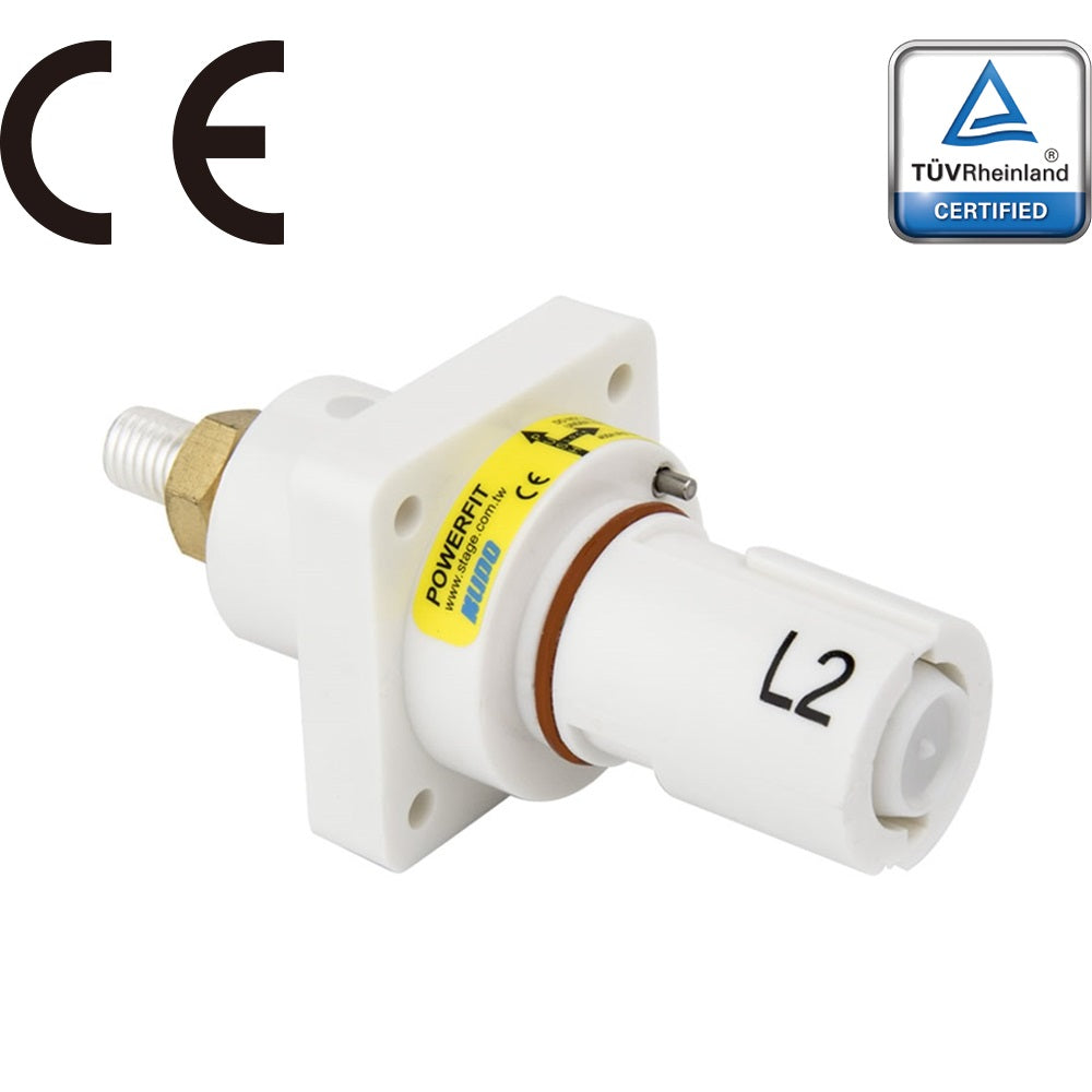 PFPD-2W - PowerFit 400 A Panel Drain, L2 (Phase B) White (Australian)
