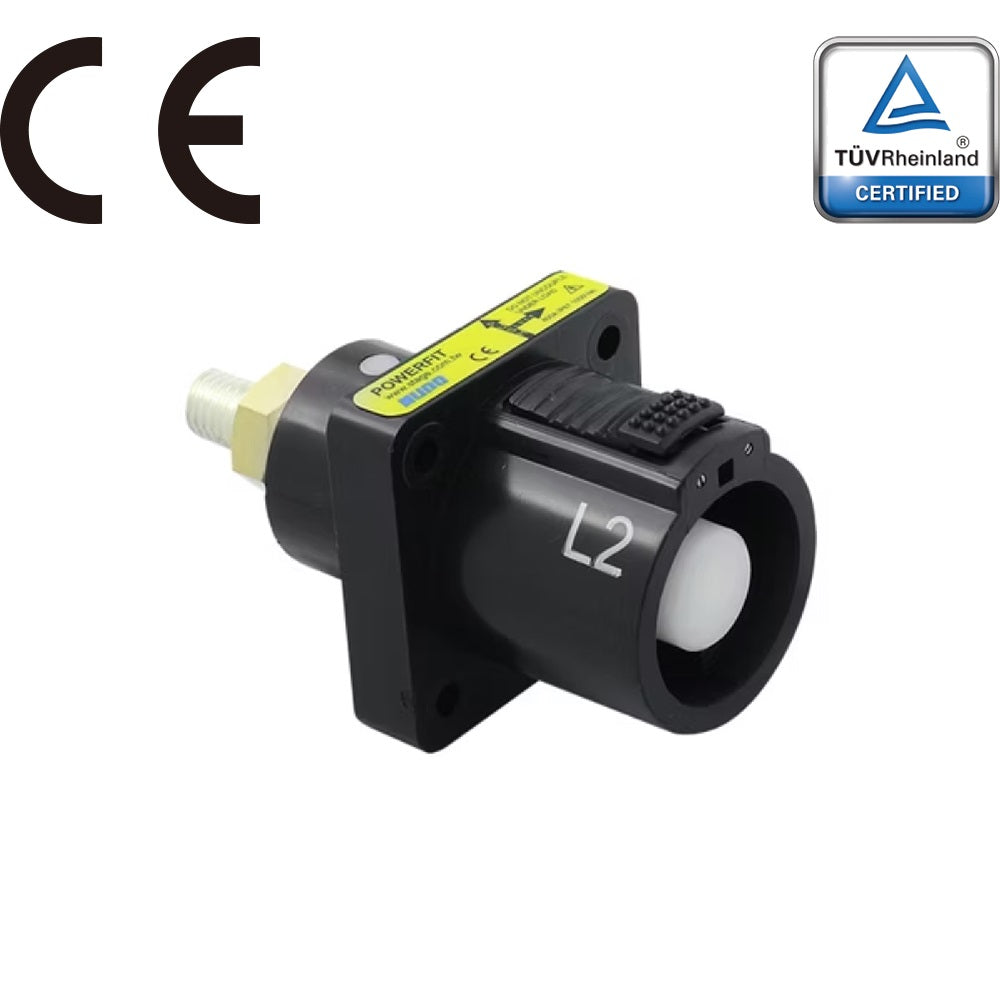 PFPS-2BK - PowerFit 400 A Panel Source, L2 (Phase B) Black (IEC - European)