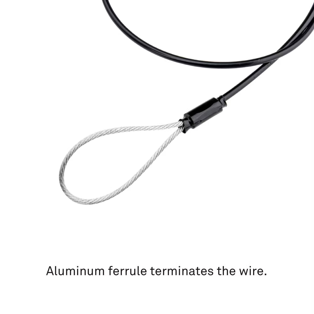 SW-02 - PVC - Jacketed Safety Wire 2.0 mm, fixture attachment setup