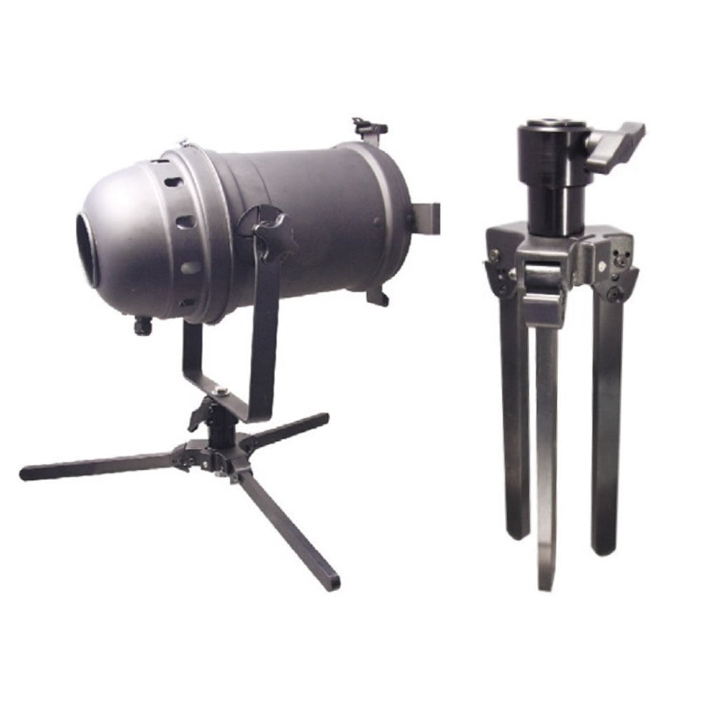 355 - Universal Floor Stand shown with mounted lighting fixture