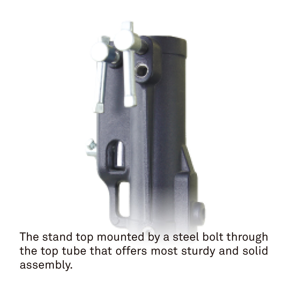 483BT - 3 SCT Wind-Up Stand steel bolt top mounting detail