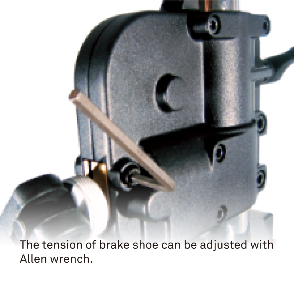 483BT - 3 SCT Wind-Up Stand brake shoe tension adjustment detail