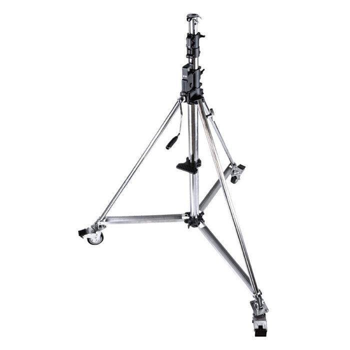 484 - KUPO Heavy Duty Wind-Up Stand with Braked Casters
