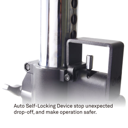 484 - Heavy Duty Wind-Up Stand auto self-locking device detail