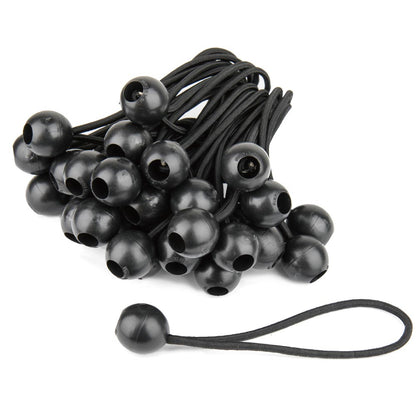 BG4506 - 6" Heavy Duty Black Ball Bungees