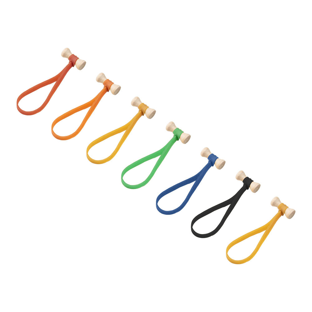 BG5006N - Elastic Cable Tie Natural elastic cable tie color assortment