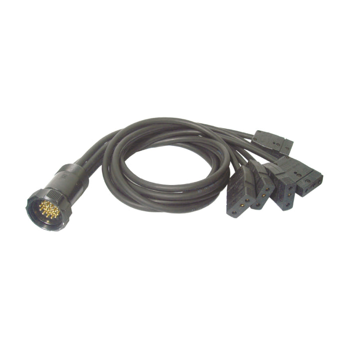 BK3/1.5-1.2 - KUPO 19-Pin Break-Out Cable, Stage Pin 20 A, 1.2 m