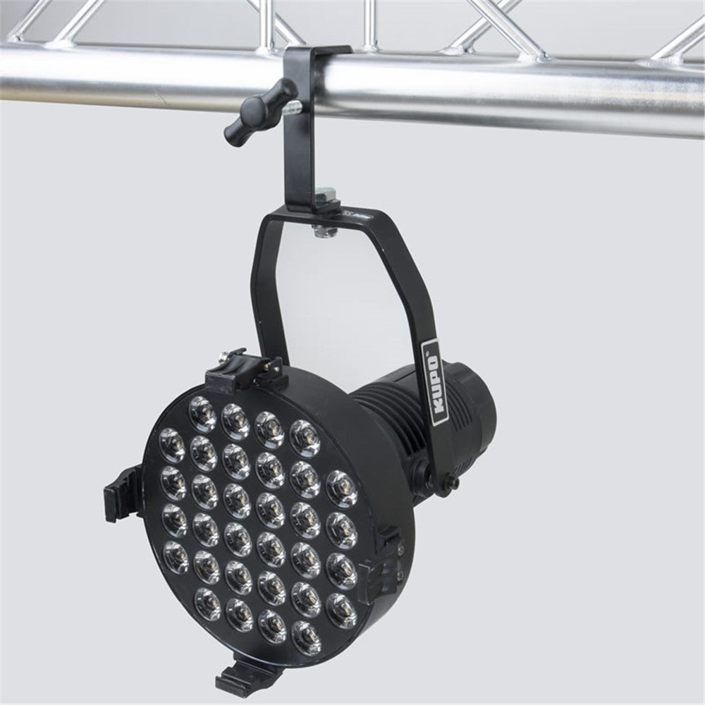 C-02BN - Stage Clamp with Wing Bolt truss mounted with LED par light