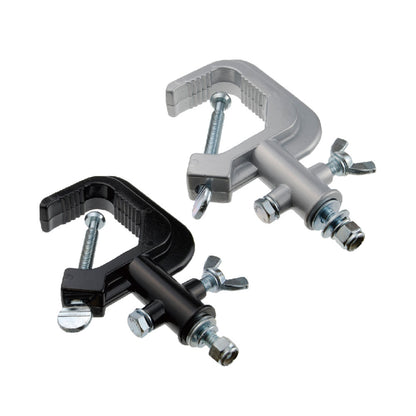 C-05 - Aluminum Alloy Hook Clamp black and silver clamp variants