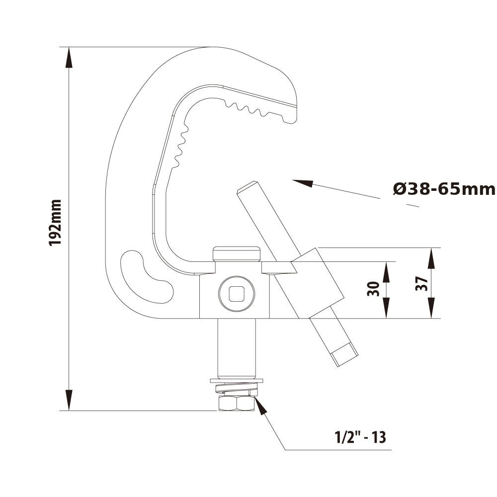 C-06T - Titan Iron Casting Clamp