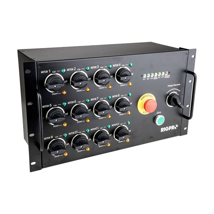 CHC-112R-3P - 12-Channel Rack-Type Direct-Control Chain Hoist Controller
