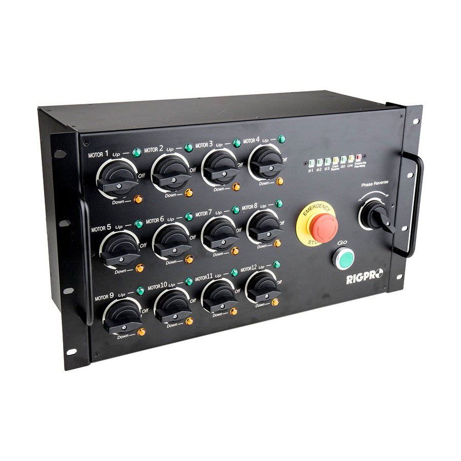 CHC-112R-3P - 12-Channel Rack-Type Direct-Control Chain Hoist Controller