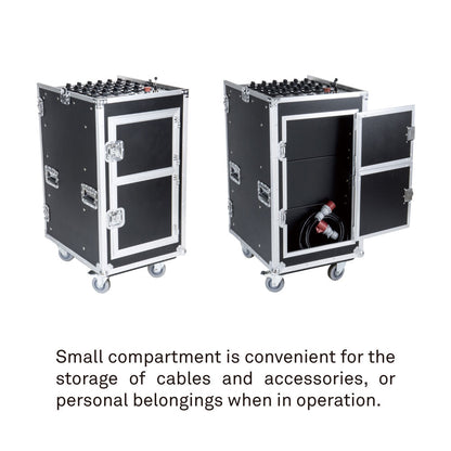 CHC-112RSX-3P - 12-Channel Integrated Rack-Type Chain Hoist Controller storage compartment view