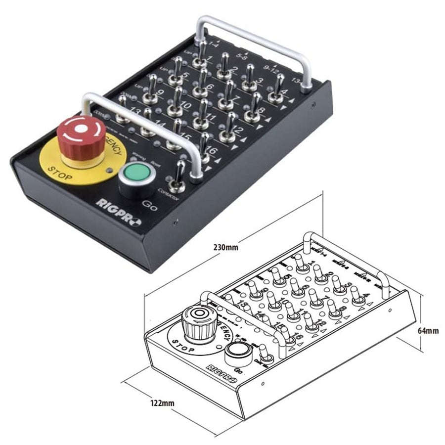 CHC-RC16A - 16-Channel LVC Remote Handset Controller