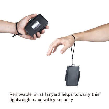CX1001 - Memory Card Case removable wrist lanyard carrying detail