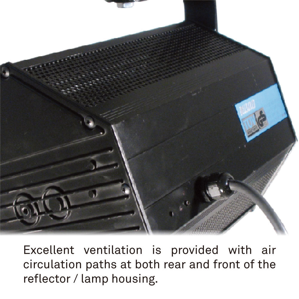 CYC-500 - Cyclorama Light ventilation detail