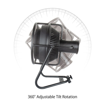 DF-502-AU - Digi-Fan II tilt rotation view