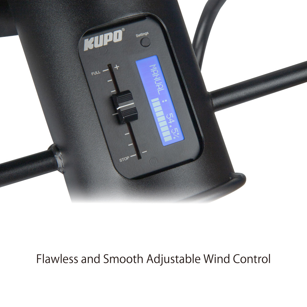 DF-502-AU - Digi-Fan II adjustable wind control detail