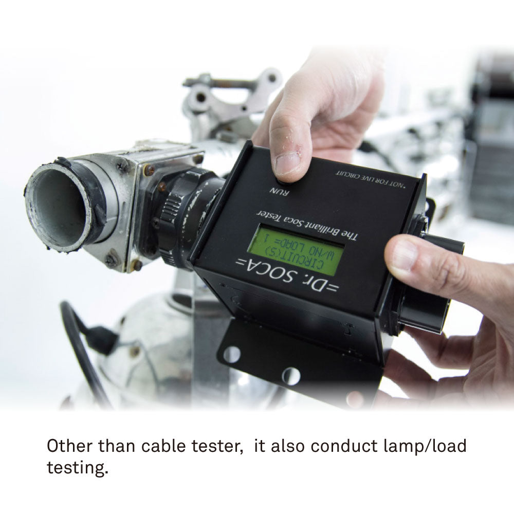DR-H16 - Harting Multipole Tester cable test in use