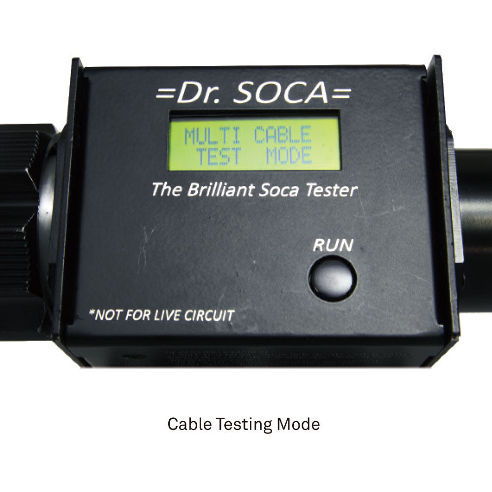 DR-H16 - Harting Multipole Tester cable testing mode display