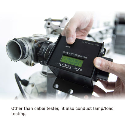 DR-S19 - Soca Tester cable test in use