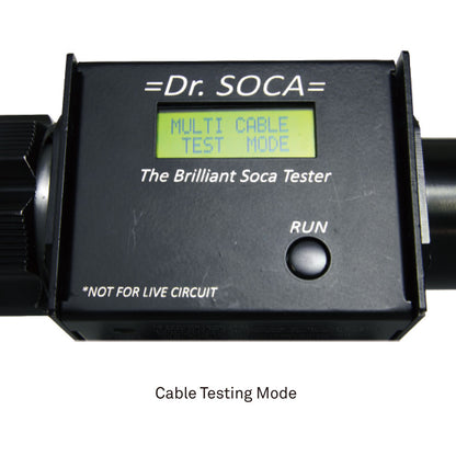 DR-S19 - Soca Tester cable testing mode display