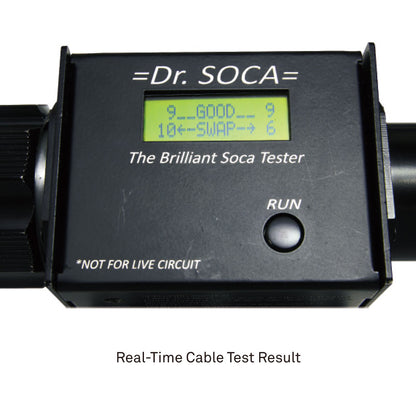DR-S19 - Soca Tester real-time cable test result