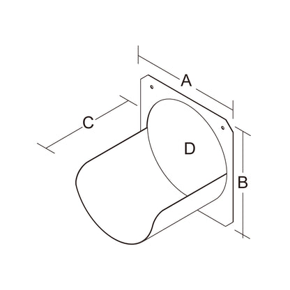 EAP-H3 - Round Frame Half Top Hat