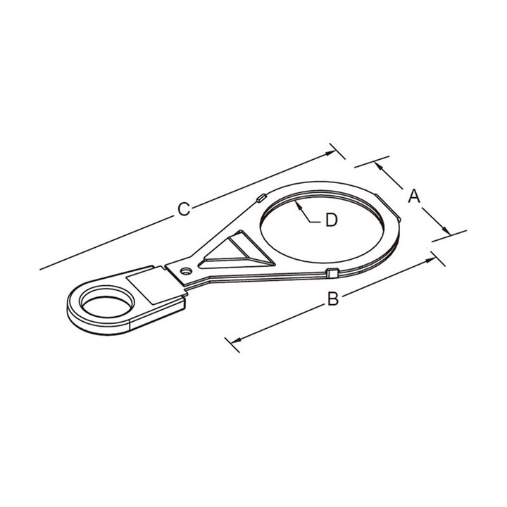 82 mm OD Glass Gobo Slot Pattern Holder for S4