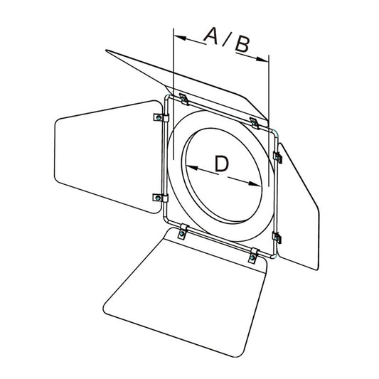 ETP-BDR Barndoor for S4 Par / ParNel