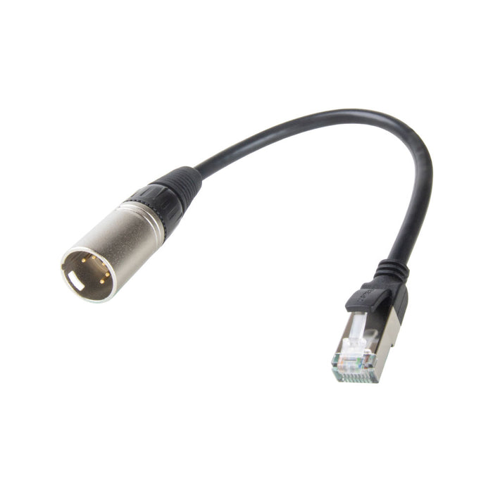 EXE-RJ2X5M-05 50 cm CAT6 RJ45 to 5-Pin XLR Male Adapter Cable (EXE-RJ2X5M-05)