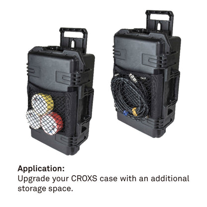 EZ2500-B - Adhesive Hook & Loop Tape, Black CROXS case application