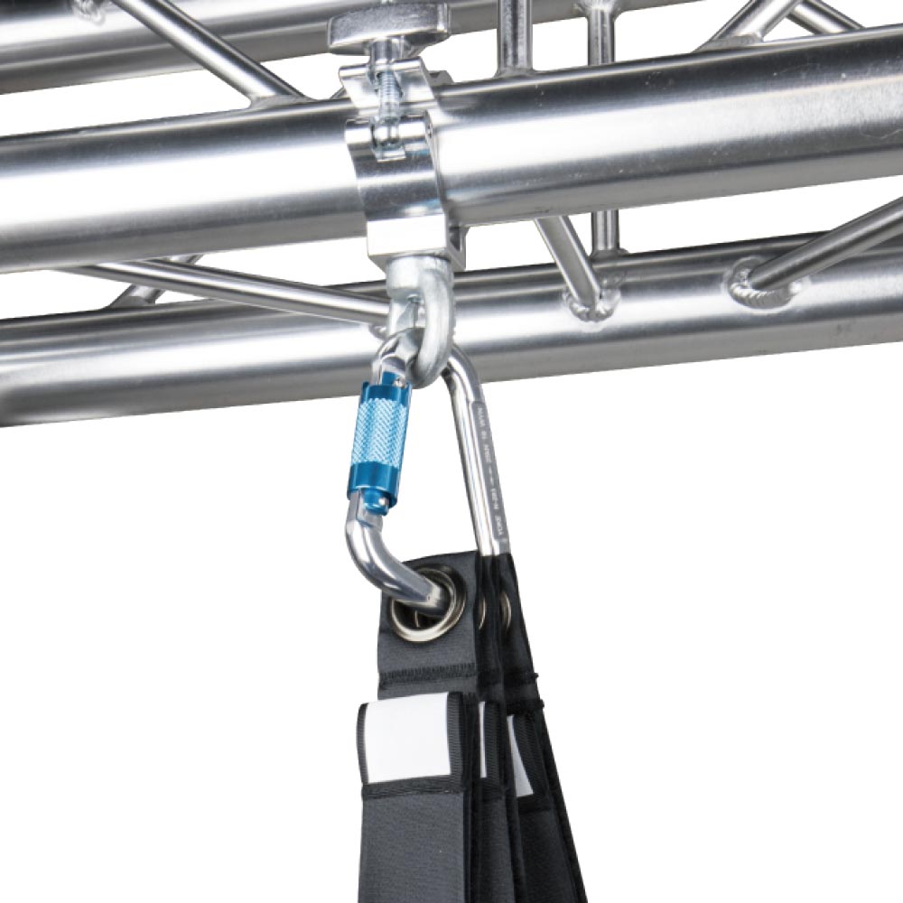 EZ440CH-B - Cable Holder carabiner connection on truss
