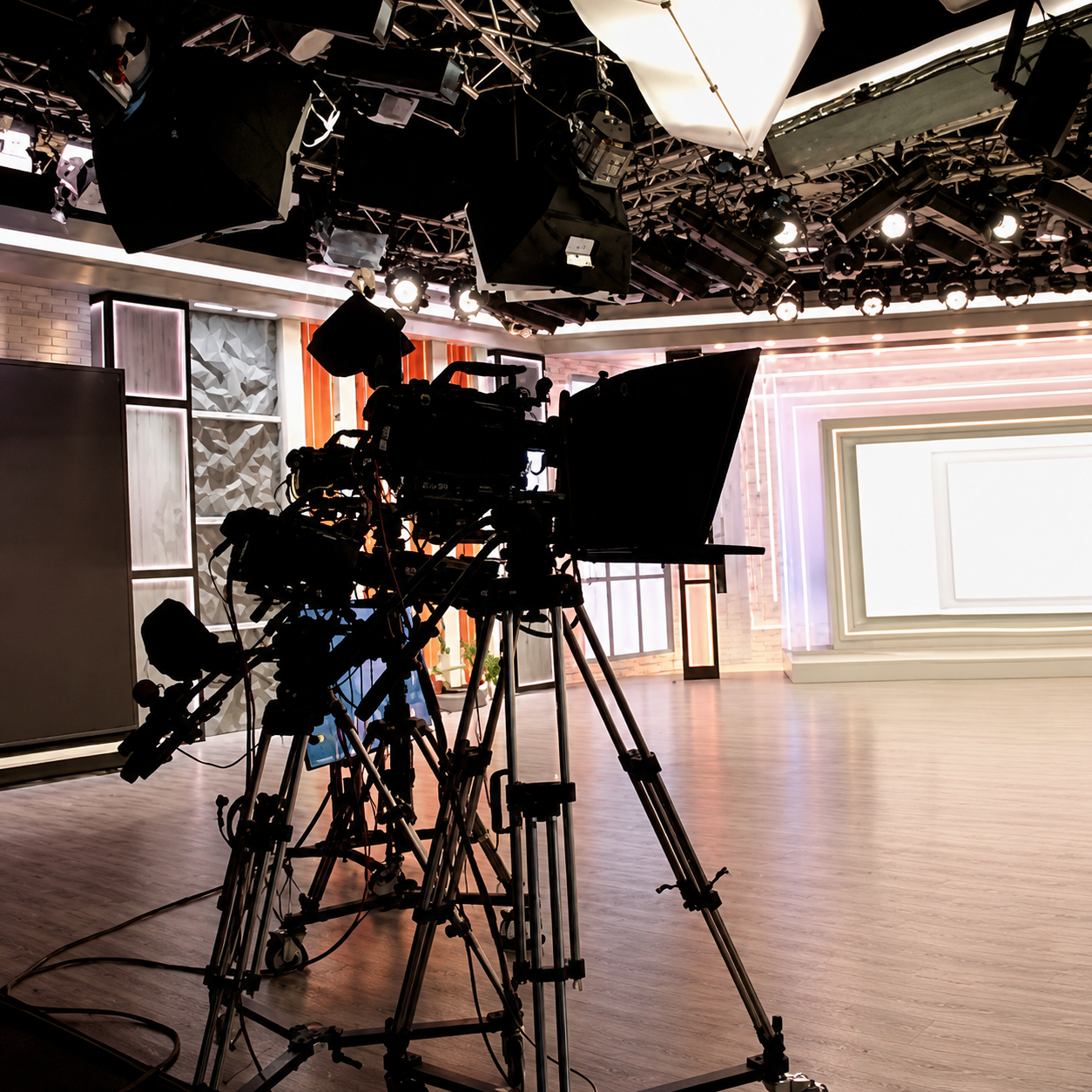 Film TV and studio production setup