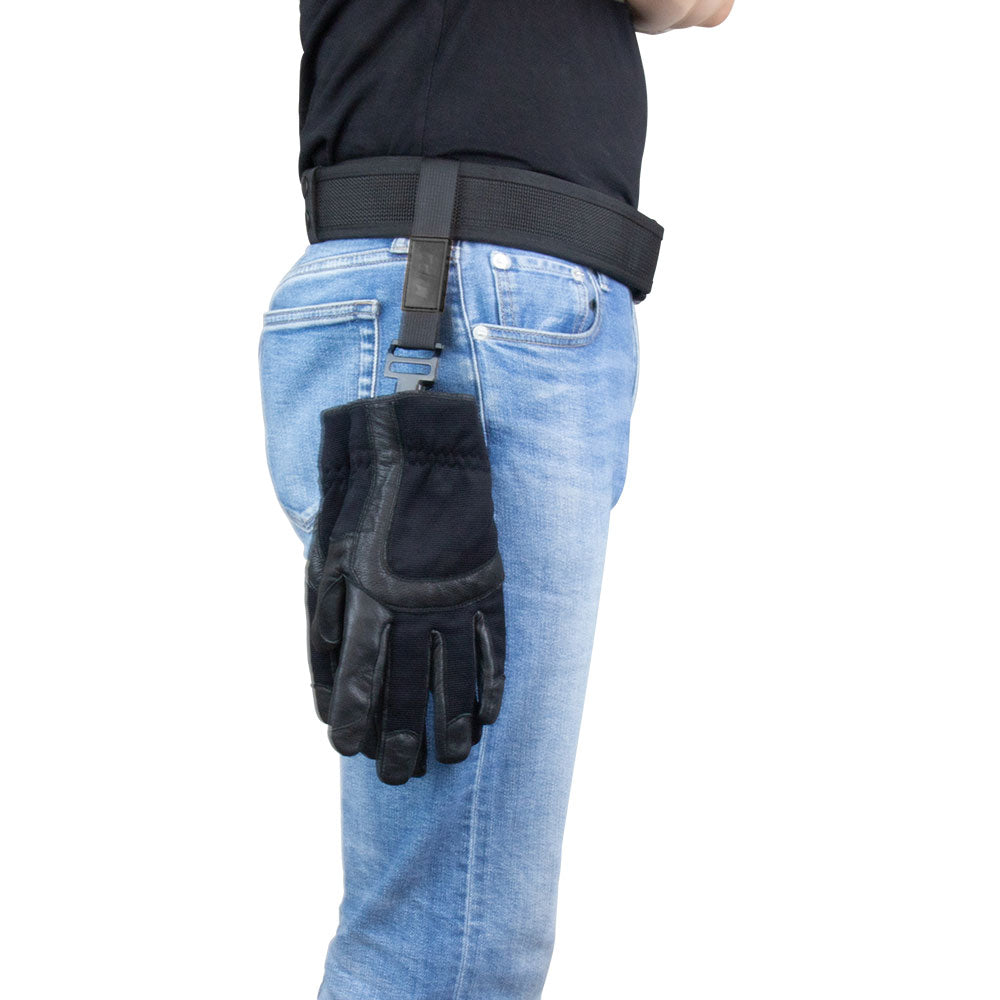 GC-2525BK - Glove Gripper, Black worn on belt loop