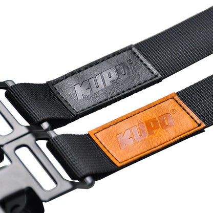 GC-2525BK - Glove Gripper, Black leather logo tab detail