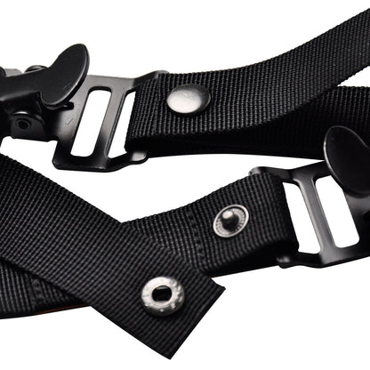 GC-2525BN - Glove Gripper, Brown snap-button strap close-up