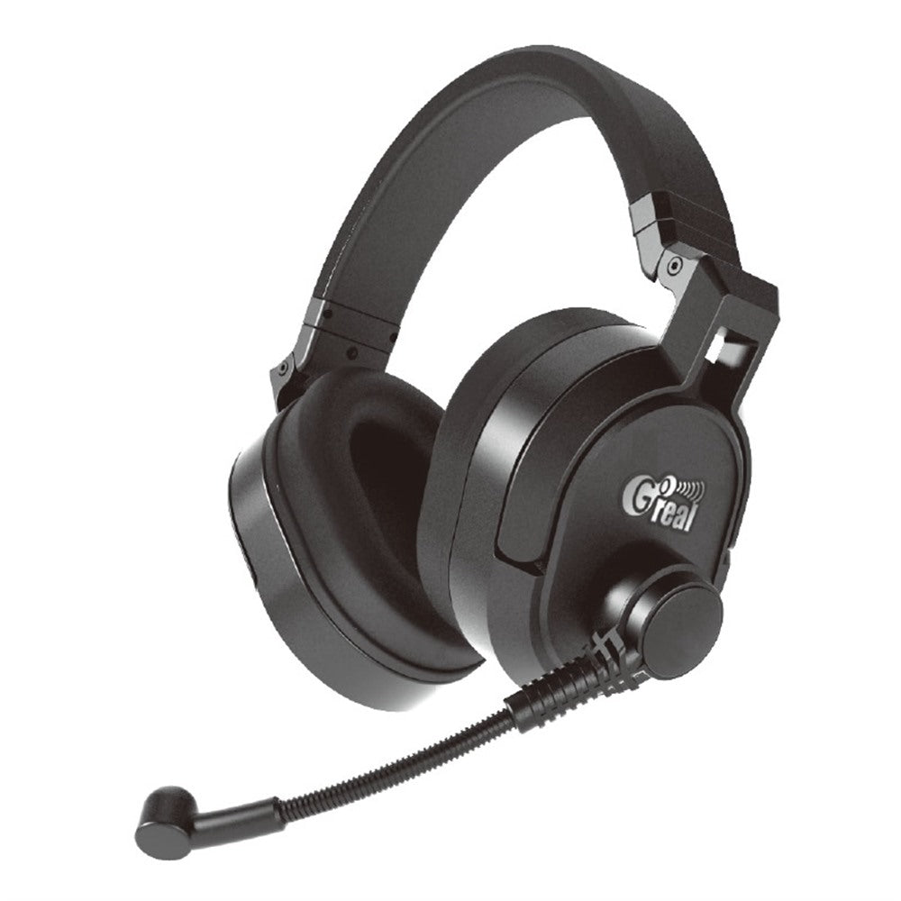 GR-802 - Goreal Intercom Headset, Double Muff angled view