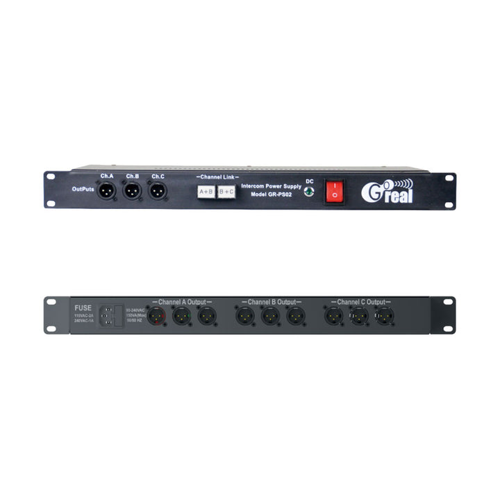 GR-PS02 - Goreal Intercom Power Station, Rackmount