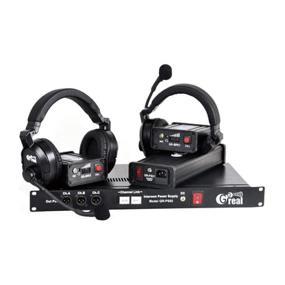 GR-PS02 - Goreal Intercom Power Station, Rackmount intercom system setup