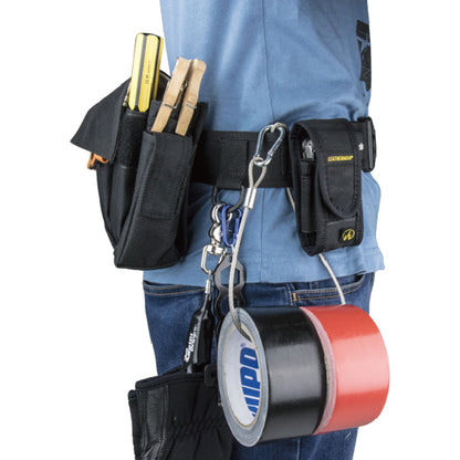 GT-0345-B - Gaffers Tape Holder Strap worn with tool belt