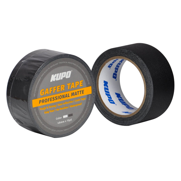 GTM-515B - Matte Gaffa Tape, Black