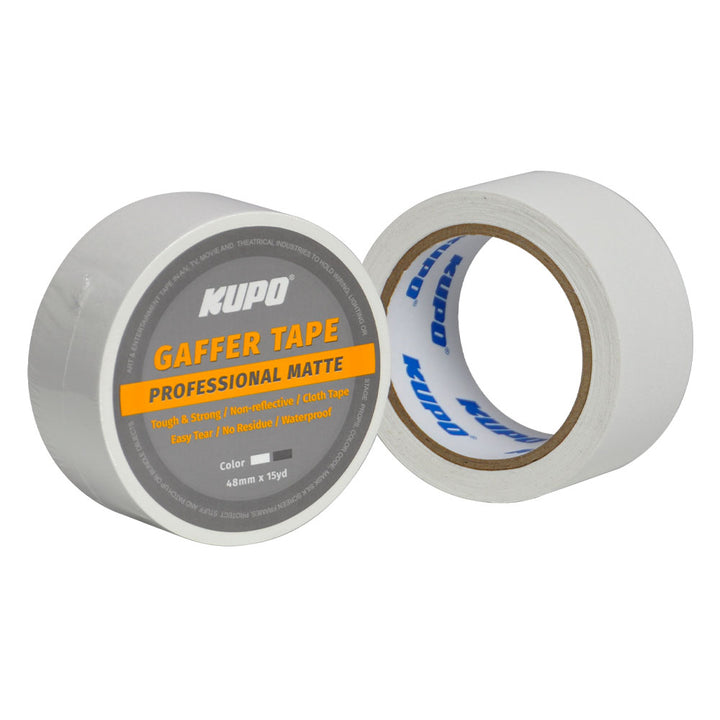 GTM-515W - Matte Gaffa Tape, White