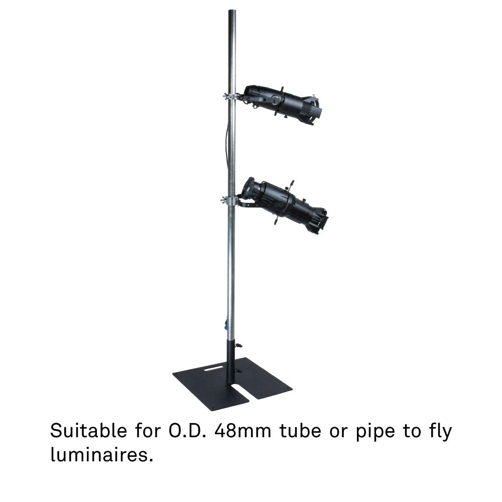 KBS-6060 - Boom Base with pipe and luminaires
