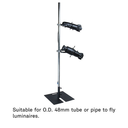 KBS-6060 - Boom Base with pipe and luminaires